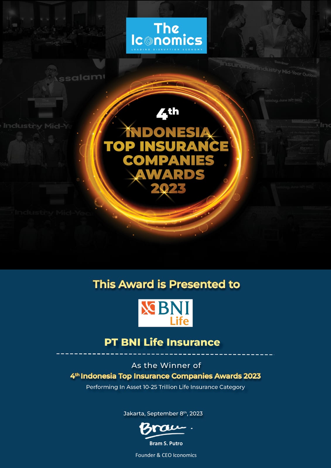 4th Indonesia Top Insurance Companies Award 2023