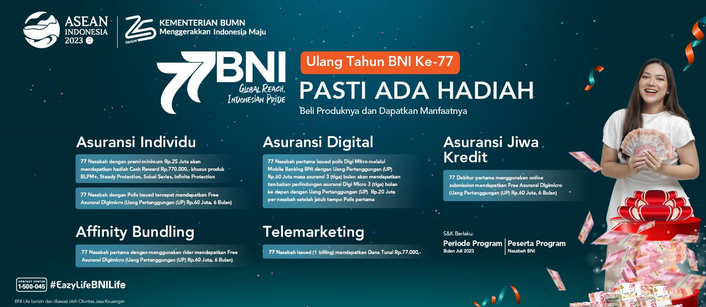 Program Rejeki Ulang Tahun BNI Ke-77